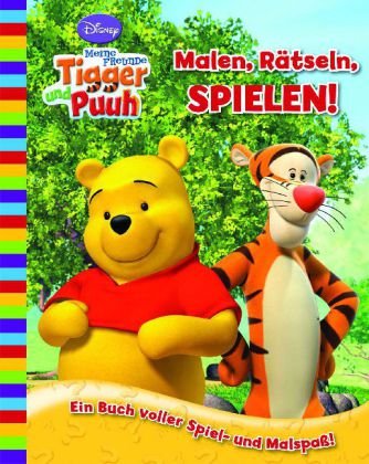 Disney: Activity Winnie Puuh: Tigger bunt: Ein Buch voller Spiel- und Malspaß Children's books