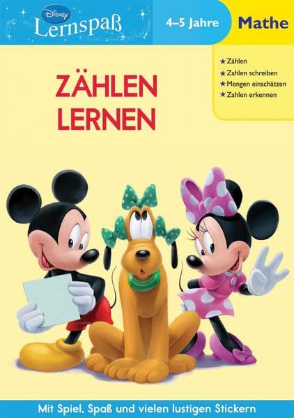 Disney Lernspaß. Zählen Lernen: 4-5 Jahre Mathe Non-fiction