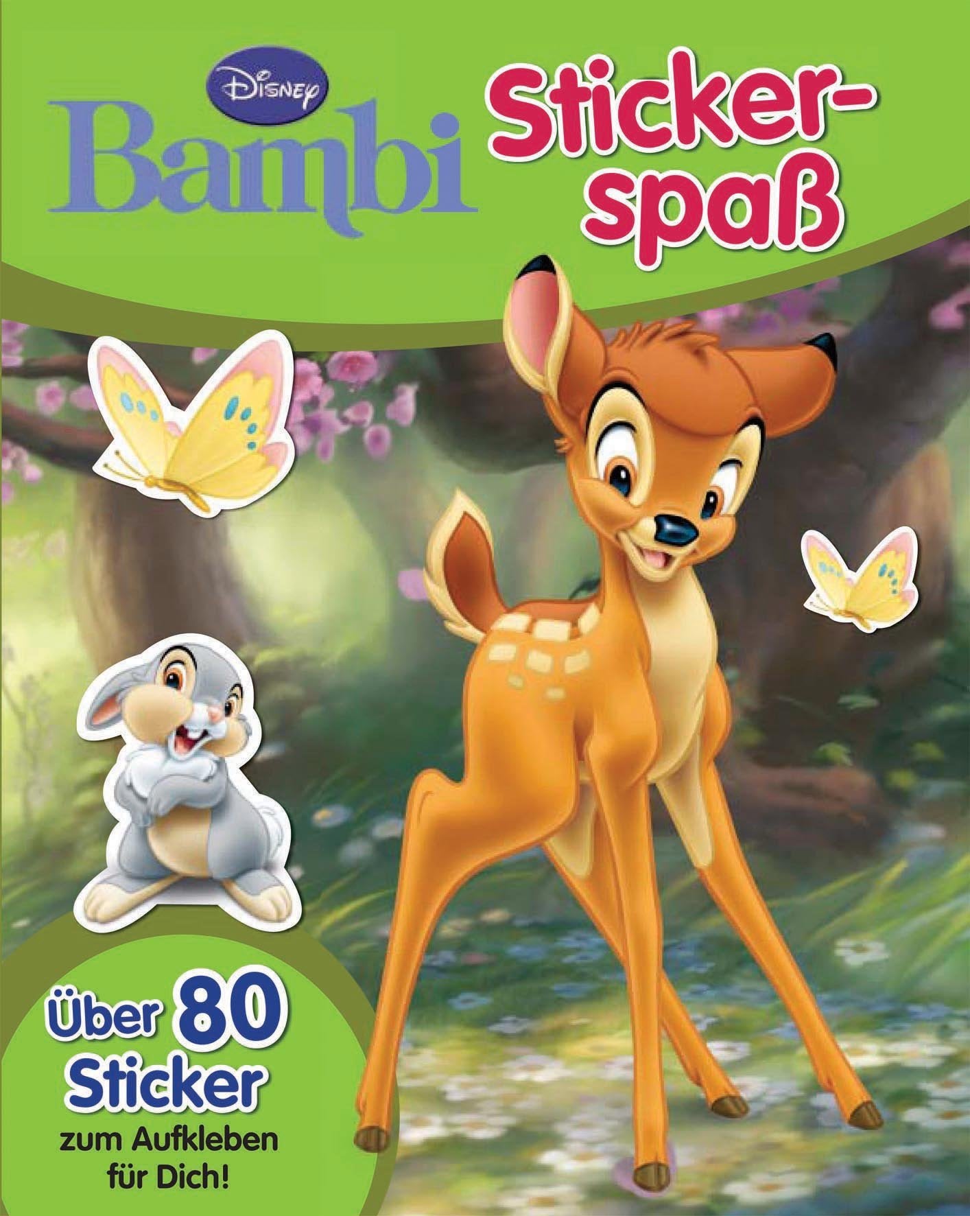 Stickerspaß: Bambi: Mit über 80 Stickern zum Aufkleben für Dich! Books