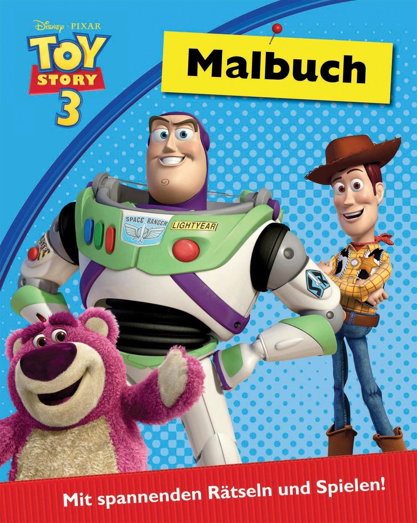 Toy Story 3, Malbuch: Mit spannenden Rätsel und Spielen! Tiptoi & Games