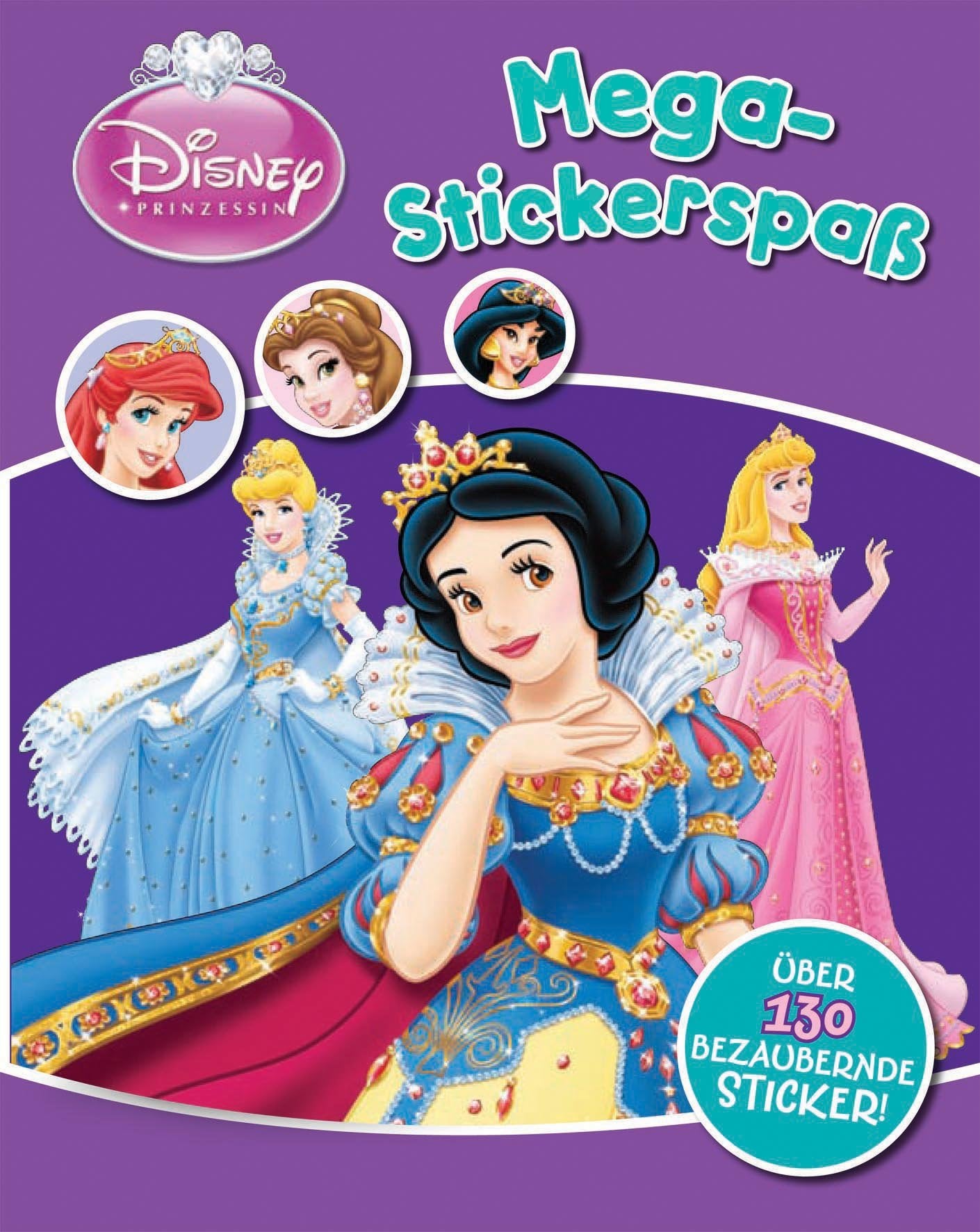 Disney: Riesensticker Prinzessinnen: Über 130 bezaubernde Sticker! Children's books