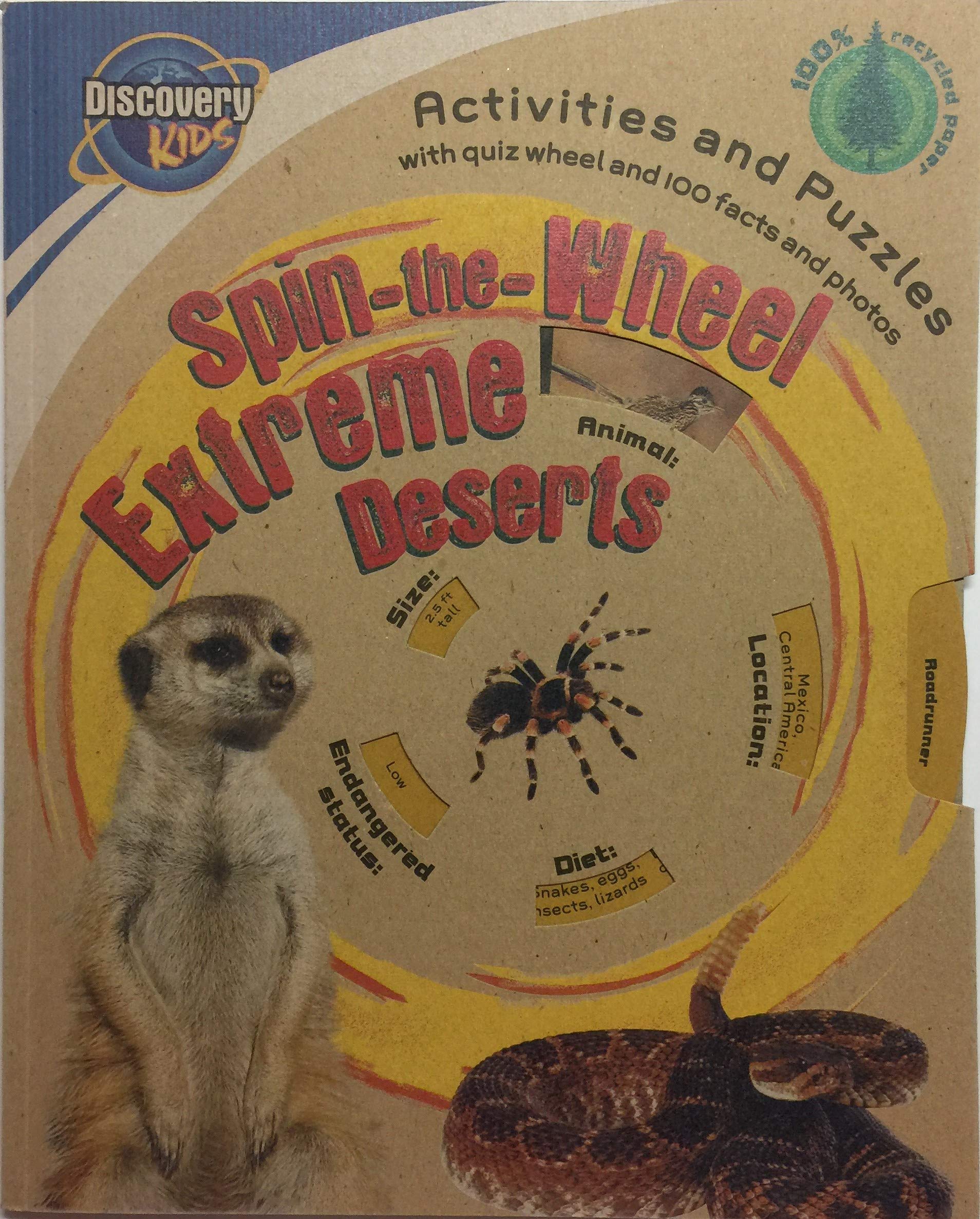Spin-the-wheel Extreme Deserts (Discovery Brown Paper) Tiptoi & Games