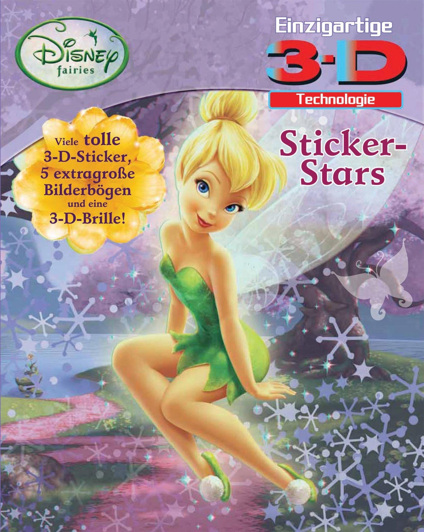 Disney: 3D Sticker Fairies 1: Viele tolle 3-D-Sticker, 5 extragroße Bilderbögen und eine 3-D-Brille! Children's books
