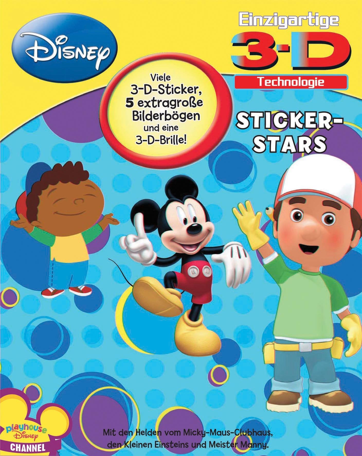 Disney: 3D Sticker Mickey Maus Club Haus 1 Children's books