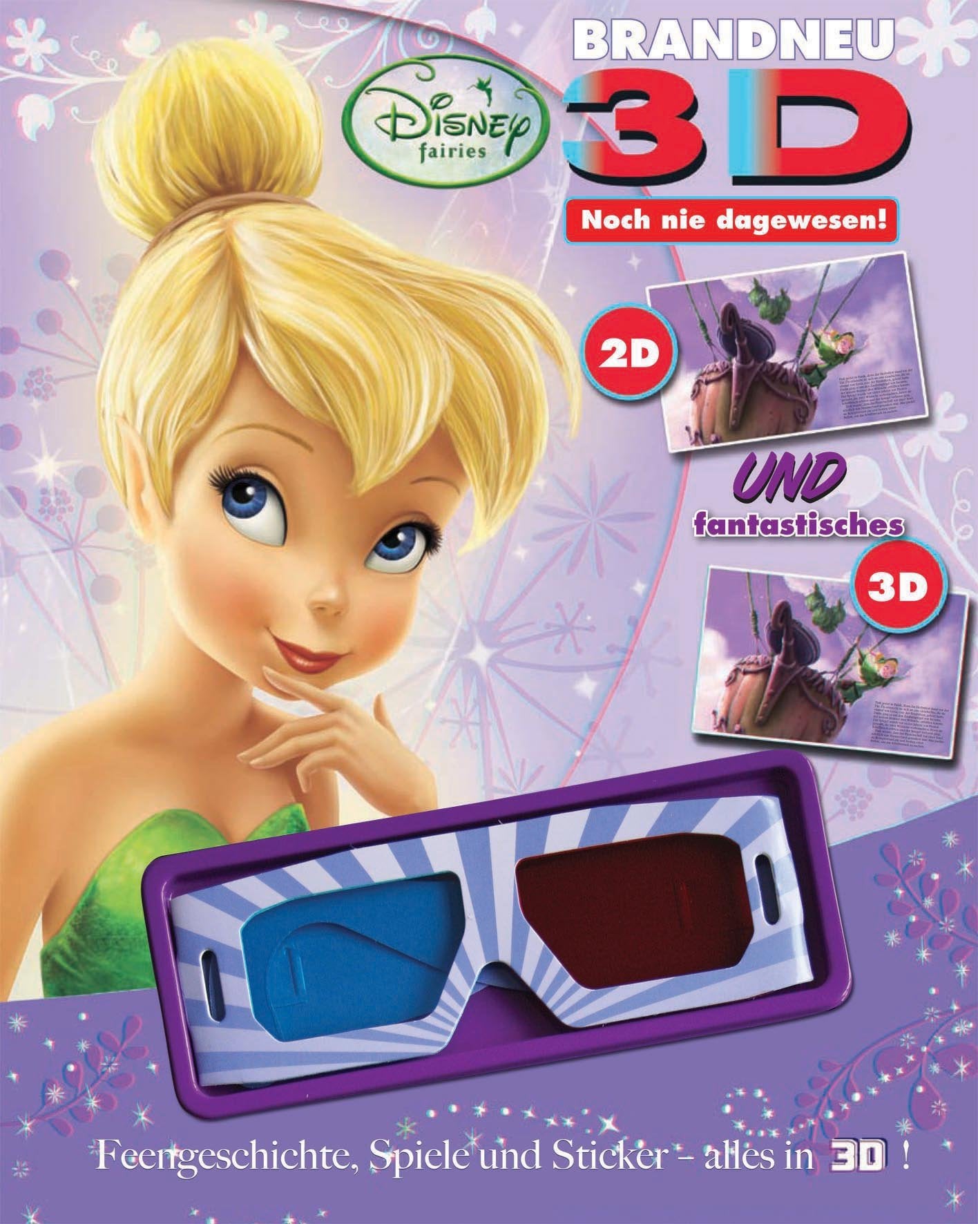 Disney Fairies 3 D, m. 3D-Brille Children's books