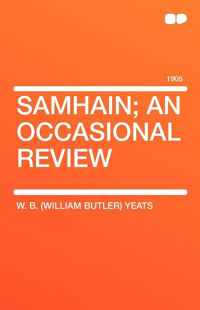 Samhain; An Occasional Review Social Sciences