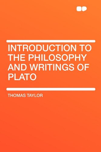 Introduction to the Philosophy and Writings of Plato Contemporary literature