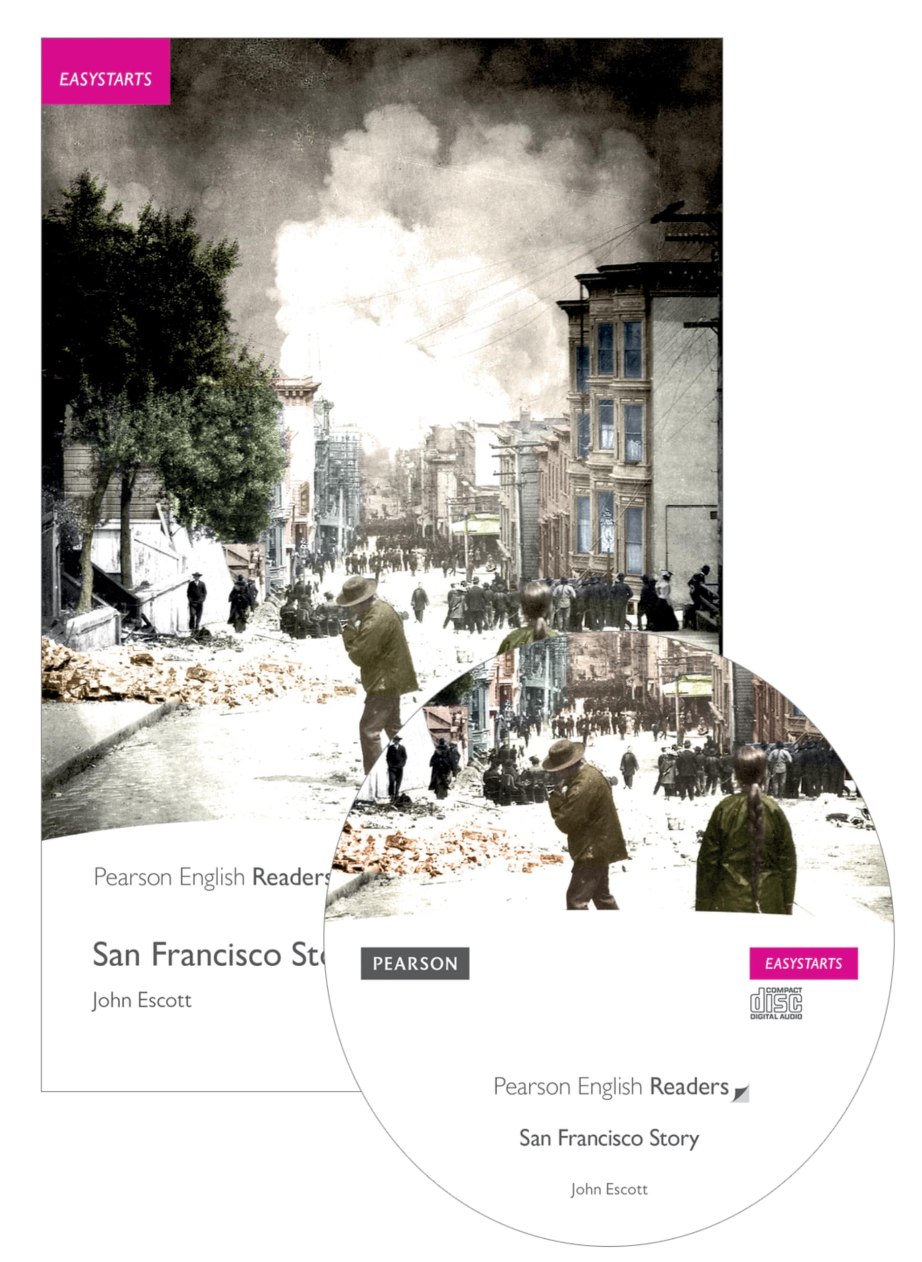 Easystart: San Francisco Story Book and CD Pack: Text in English (Pearson English Graded Readers) Foreign Languages ​​& Dictionaries