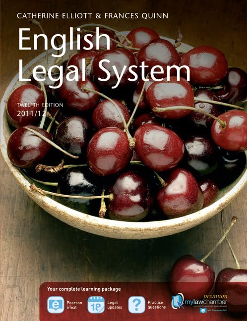 Product Image: English Legal System