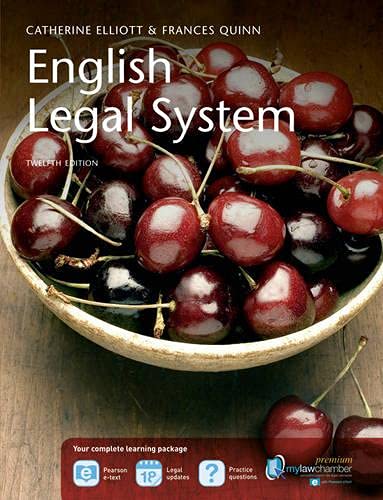 Product Image: English Legal System
