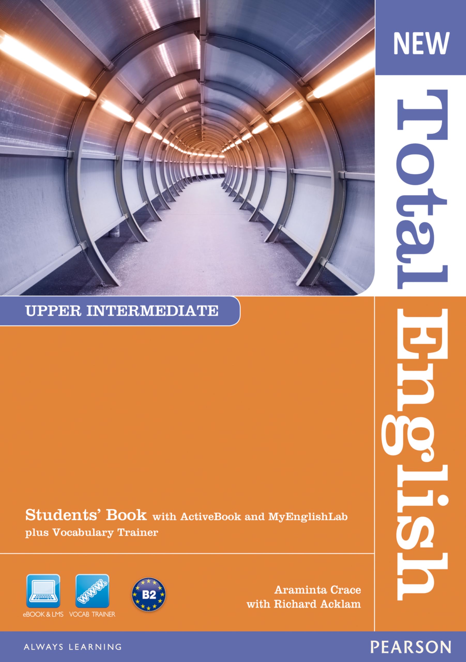 New Total English Upper Intermediate Students' Book (with Active Book CD-ROM) & MyLab Foreign Languages ​​& Dictionaries