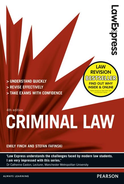 Law Express: Criminal Law (Revision Guide) Law