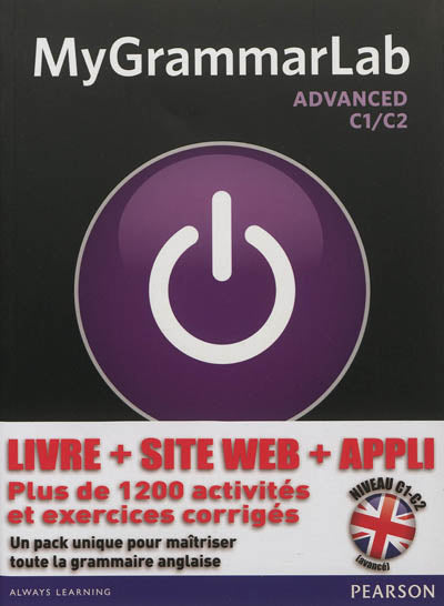 Product Image: MyGrammarLab, advanced C1-C2 : with key