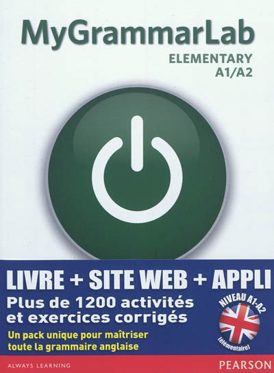 Product Image: MyGrammarLab elementary A1-A2 : with key