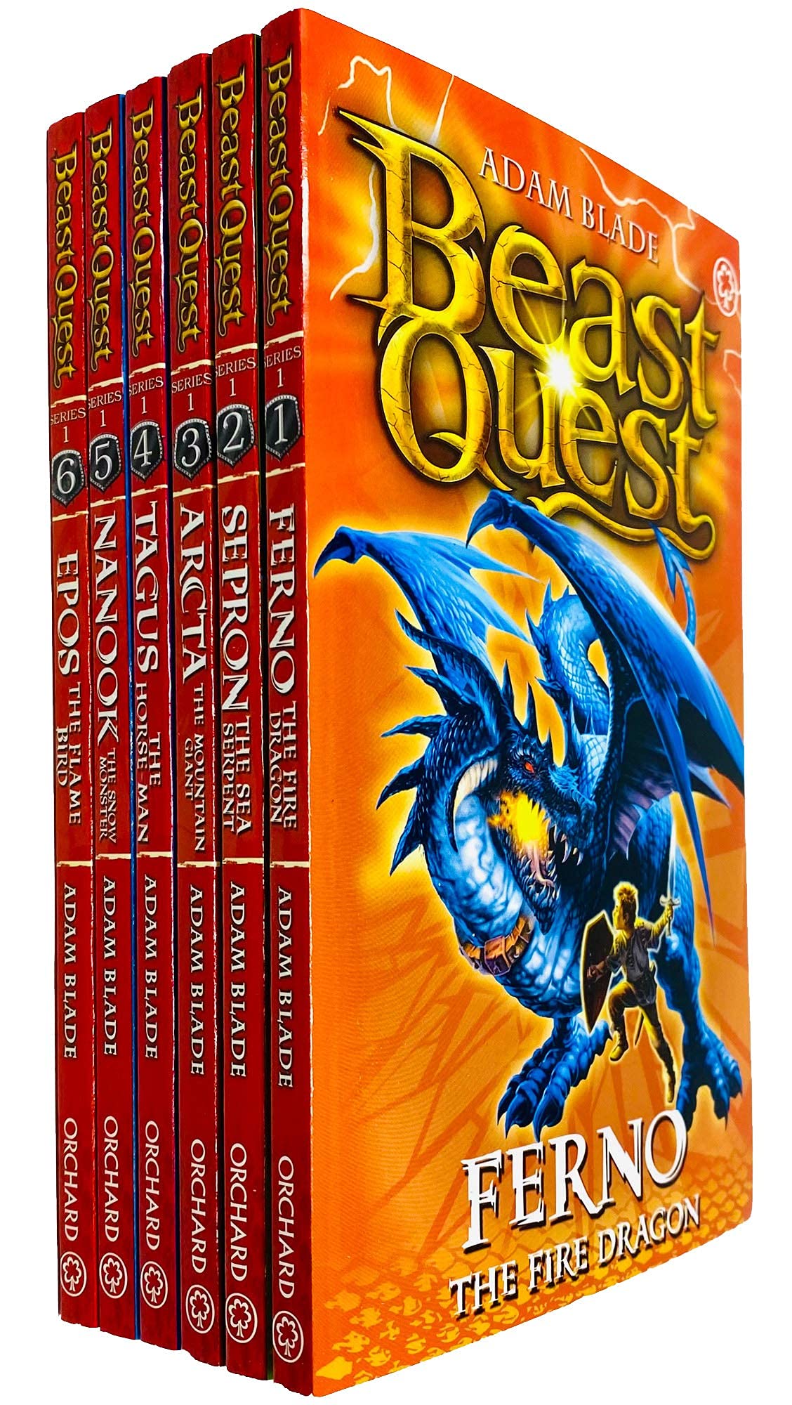 Beast Quest Pack: Series 1, 6 books, RRP 29.94 (Arcta the Mountain Giant, Ep... Books