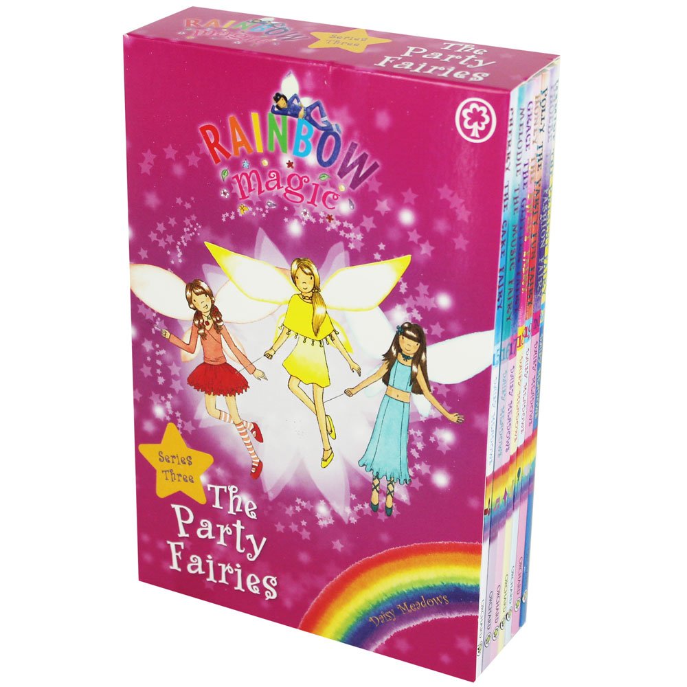 Rainbow Magic Series 3 The Party Fairies Collection 7 Books Box Set (Book 15-21) Books