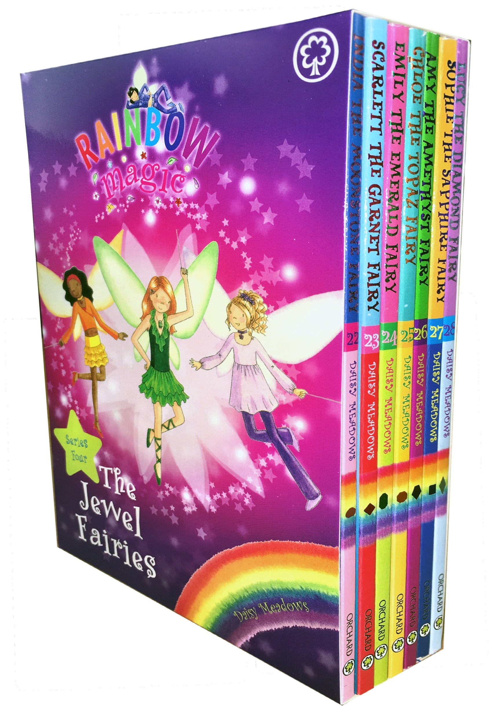 Rainbow Magic Jewel Fairies Collection 7 Books Pack Set (Series 22 to 28) RRP... Books