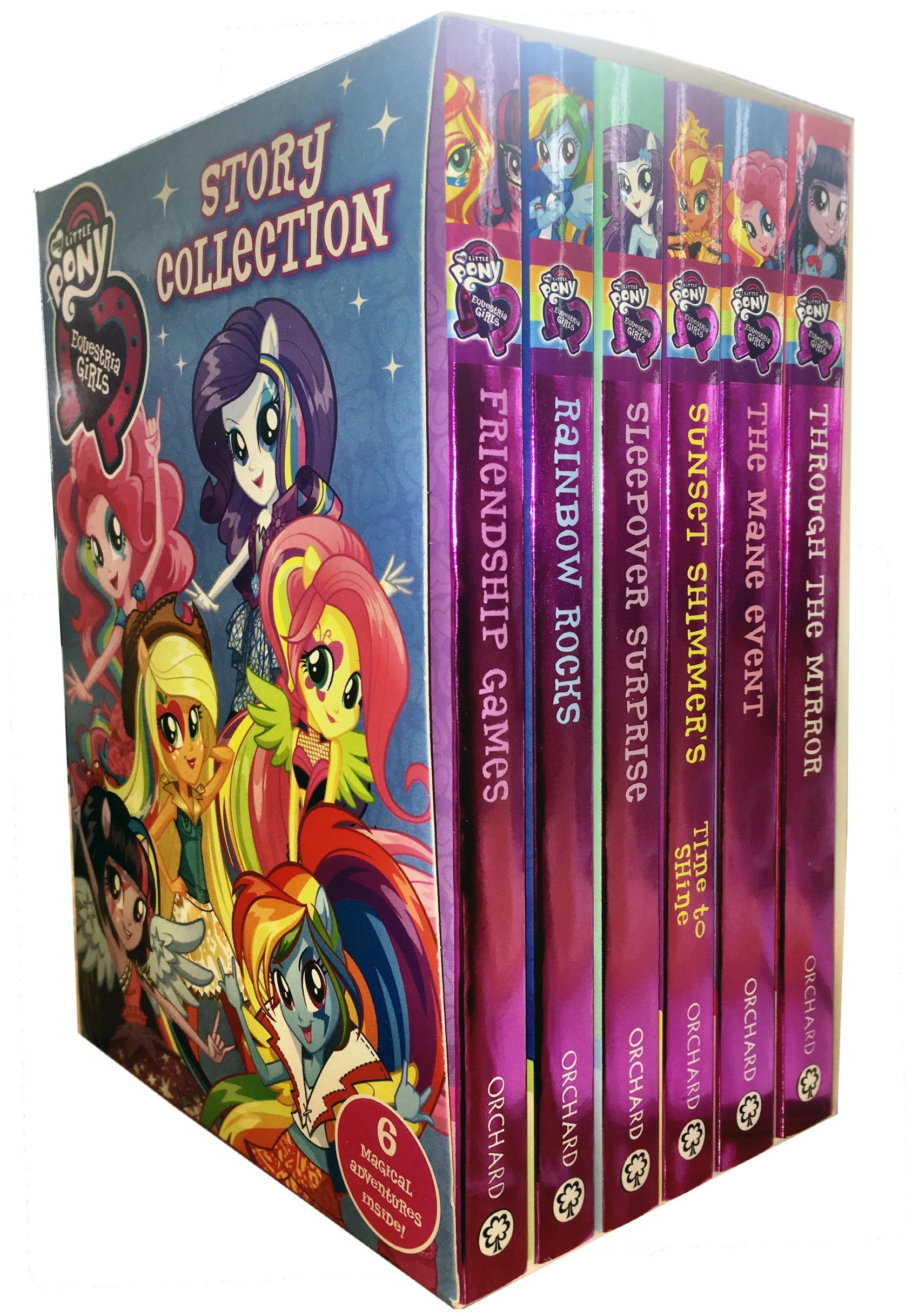 My Little Pony Equestria Girls Story Collection 6 Books Box Set by Perdita Finn Books