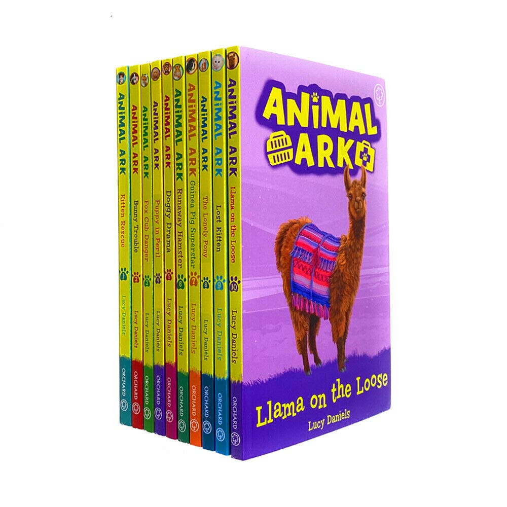 Animal Ark 10-Bücher-Set-Kollektion von Lucy Daniels Inc. Lost Kitten, Lonely Pony Contemporary literature