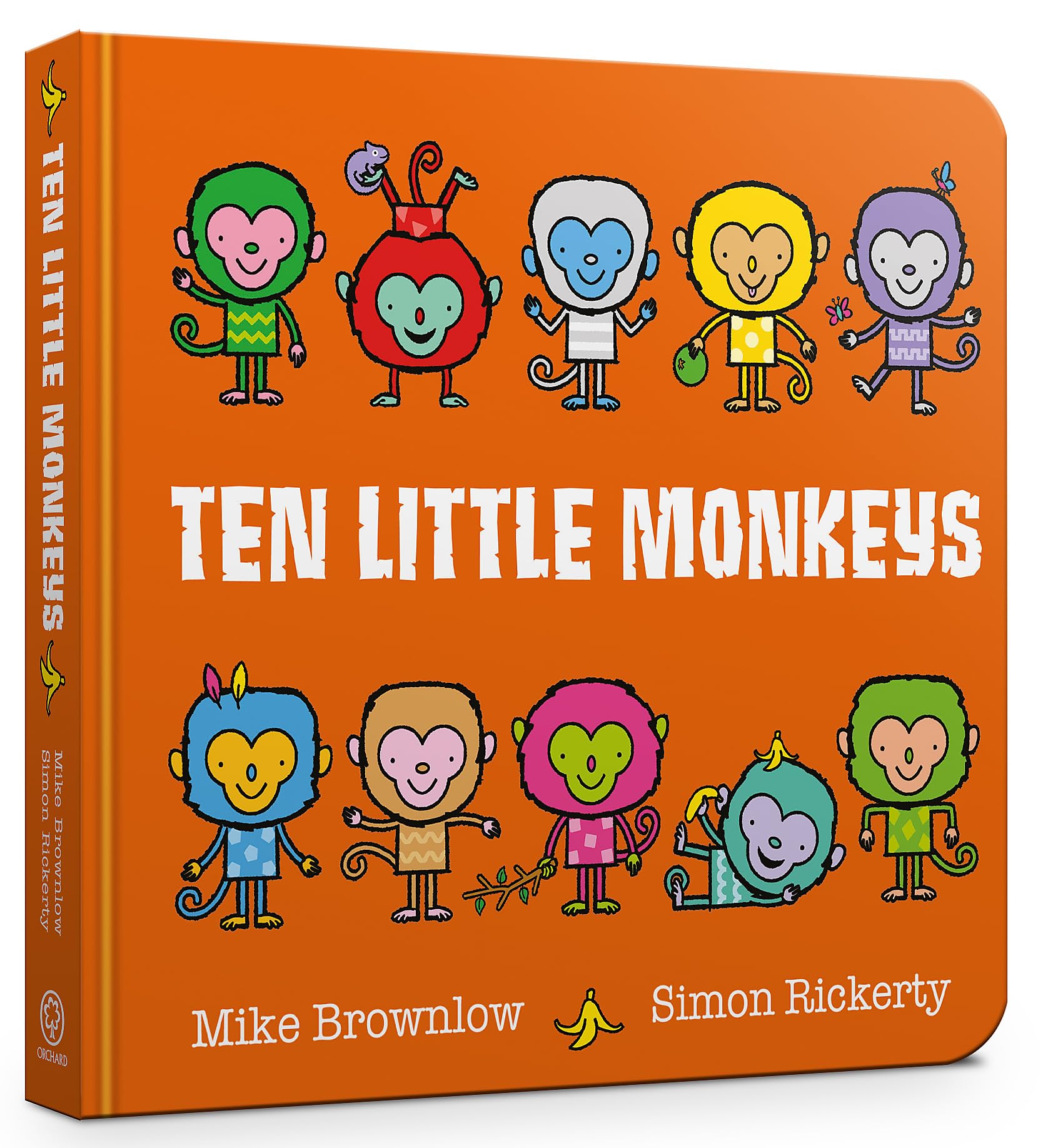 Ten Little Monkeys Board Book Non-fiction books for kids