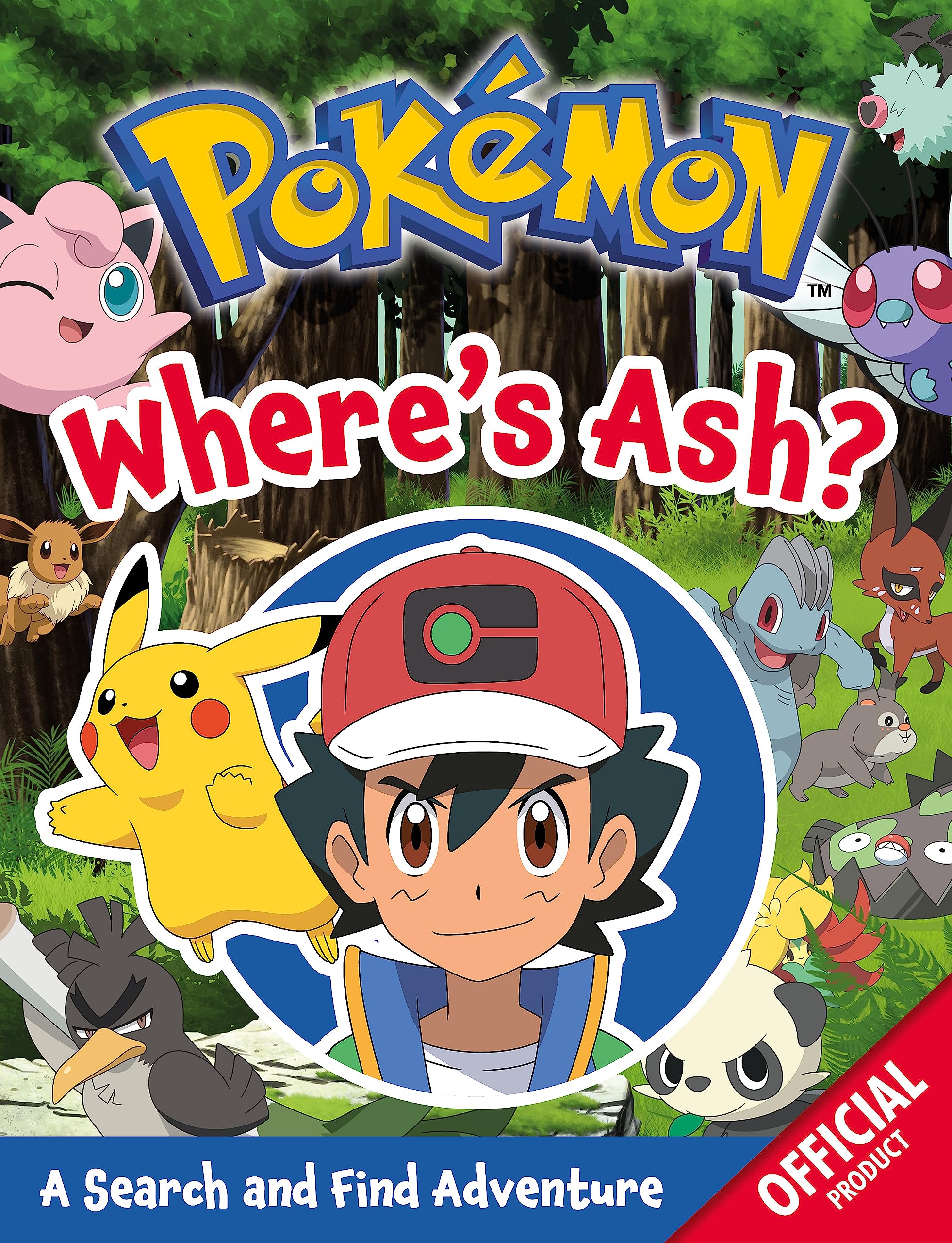The Official Pokémon Where's Ash?: A Search and Find Adventure Novels & Short Stories
