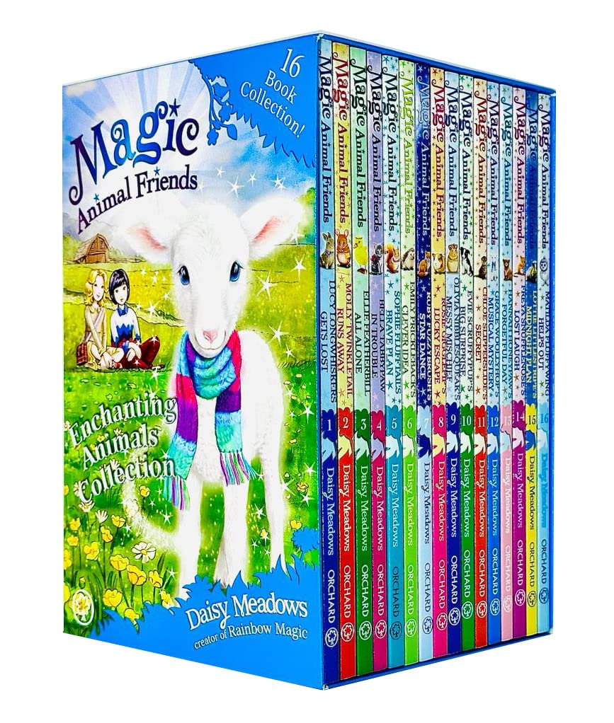 Magic Animal Friends Enchanted Animals Collection 16 Books Box Set by Daisy Meadows (Series 1 - 4) Fiction