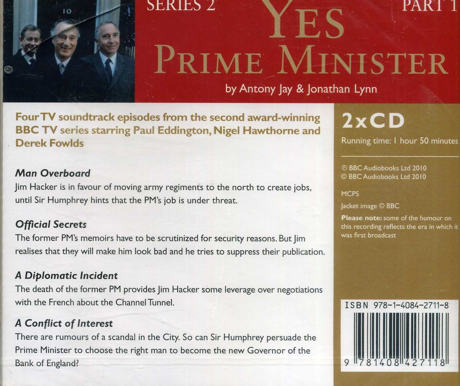 Yes Prime Minister: Series 2, Part 1 Humour & Satire