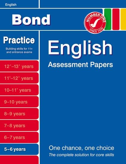 Bond English Assessment Papers, 5-6 Years Reading Aloud & Learning to Read