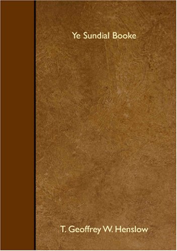 Ye Sundial Booke Poetry