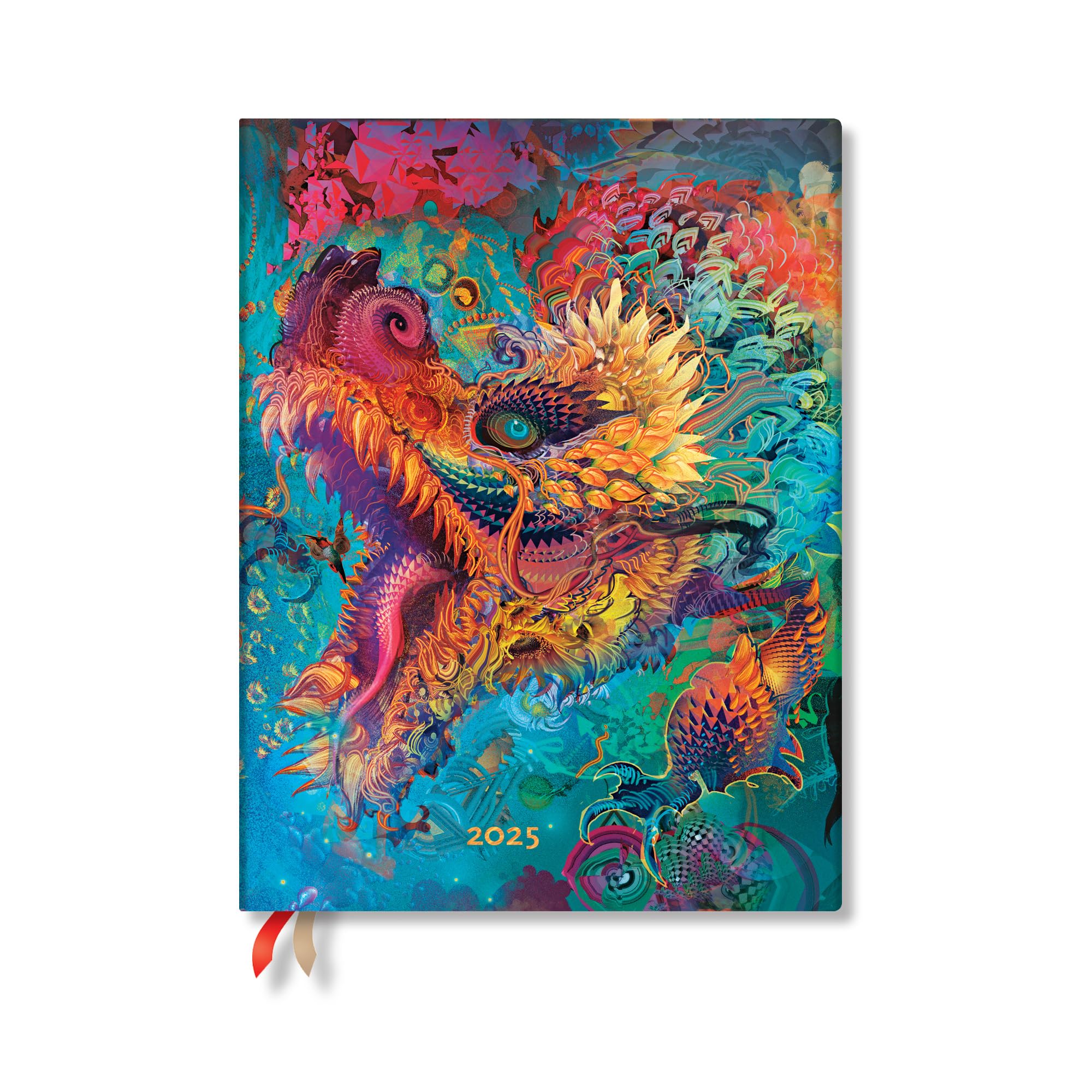 Paperblanks | 2025 Daily Planner | Humming Dragon | Android Jones Collection | 12-Month Flexis | Ultra | Elastic Band | 432 Pg | 80 GSM: Humming Dragon 25 Dly 12M Plnr Flexi Ultra EN Books