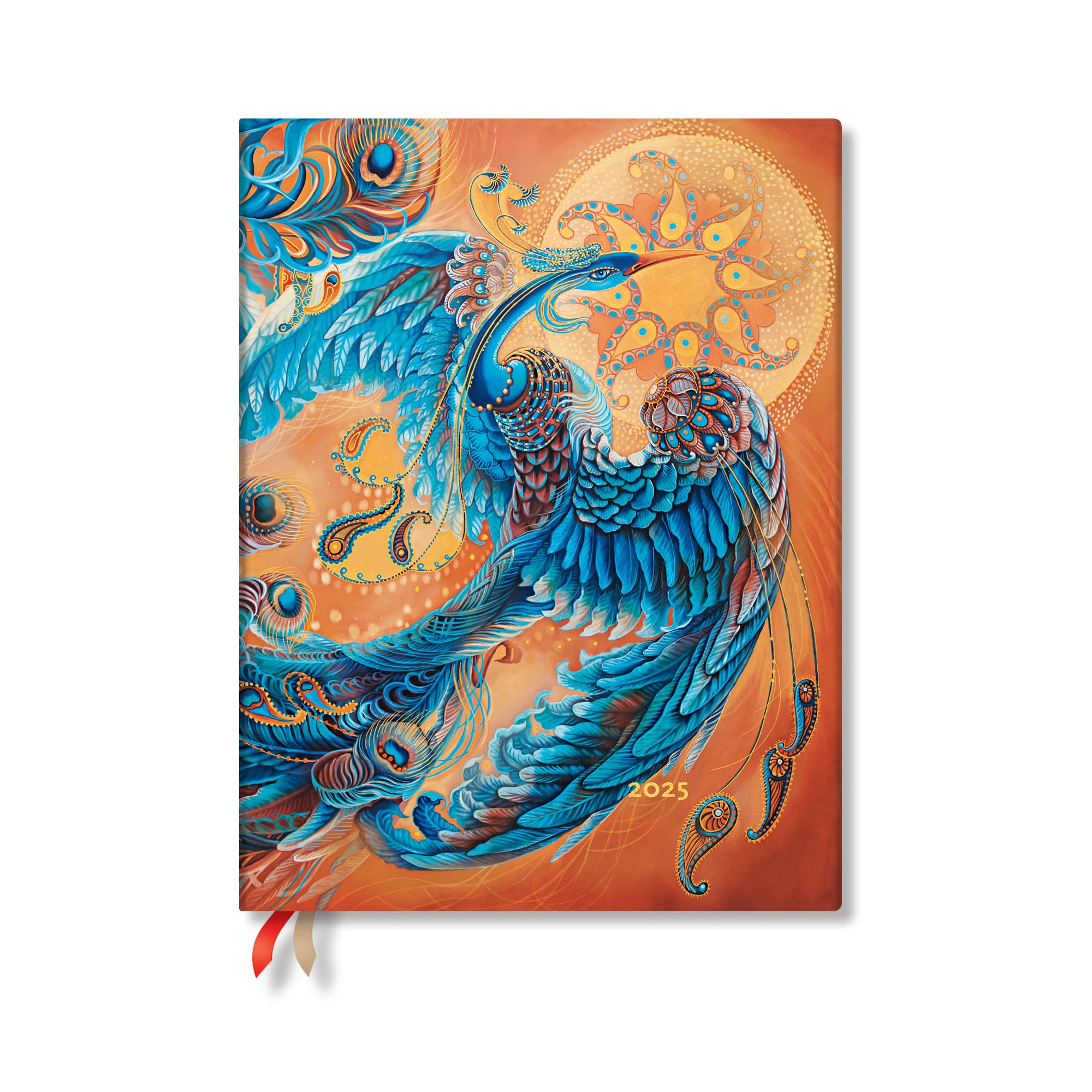 Paperblanks | 2025 Weekly Planner | Skybird | Birds of Happiness | 12-Month Flexis | Ultra | Vertical | Elastic Band | 176 Pg | 100 GSM: Skybird 25 12M Wkly Plnr Flexi Ultra Ver EN Books