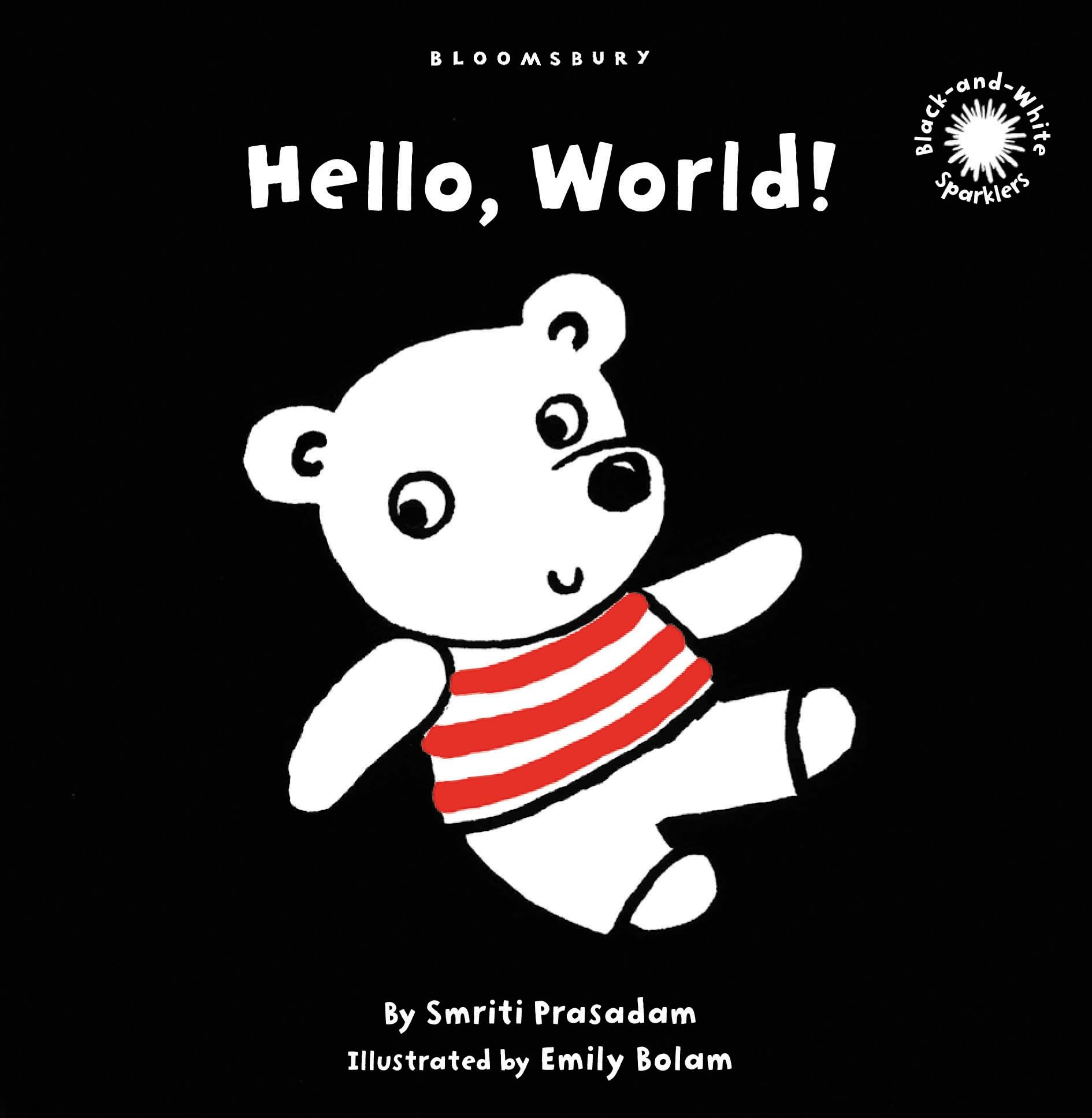 Hello, World!: Black-and-White Sparkler Board Book Tiptoi & Games