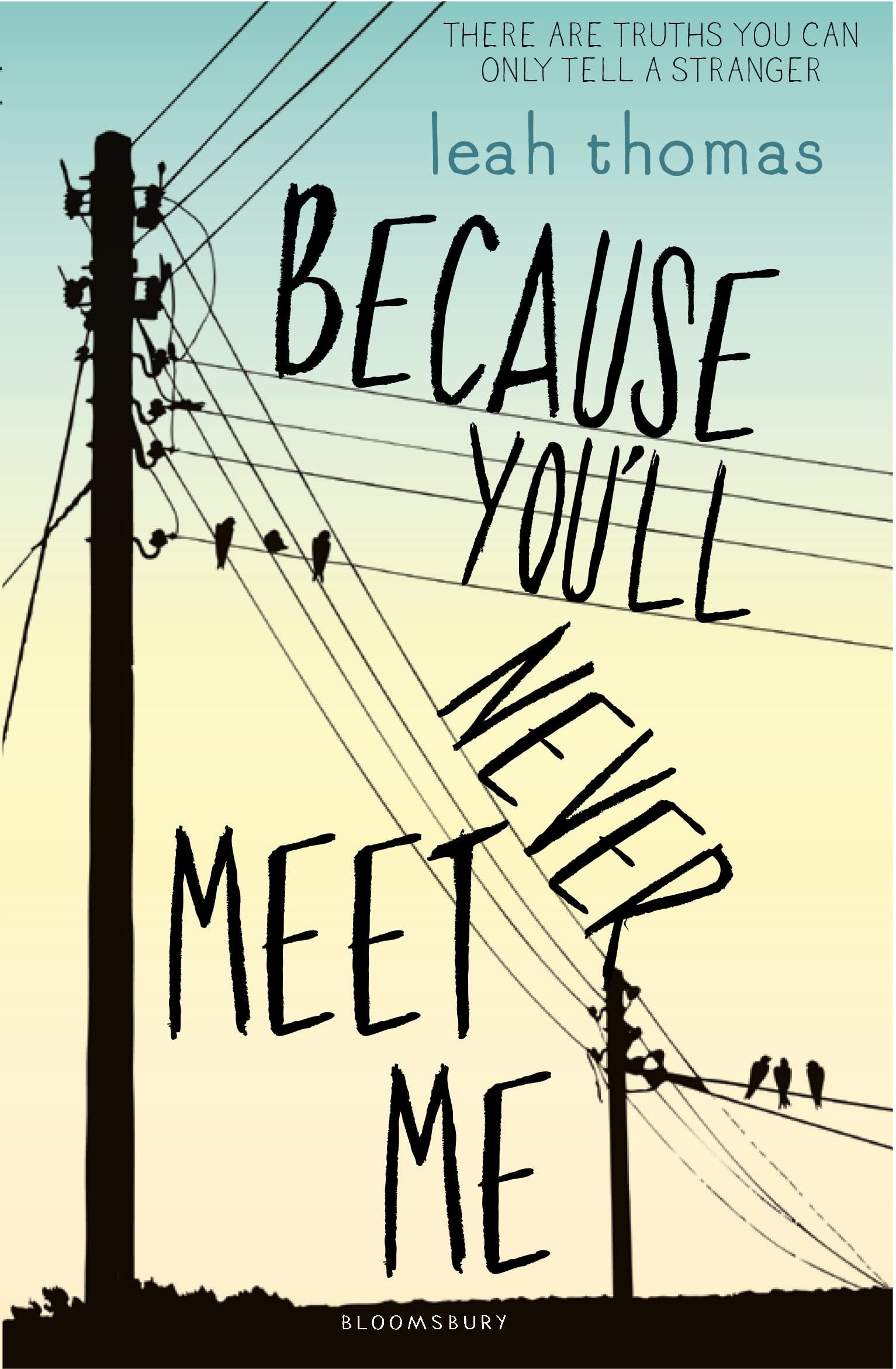 Because You'll Never Meet Me Contemporary literature Books