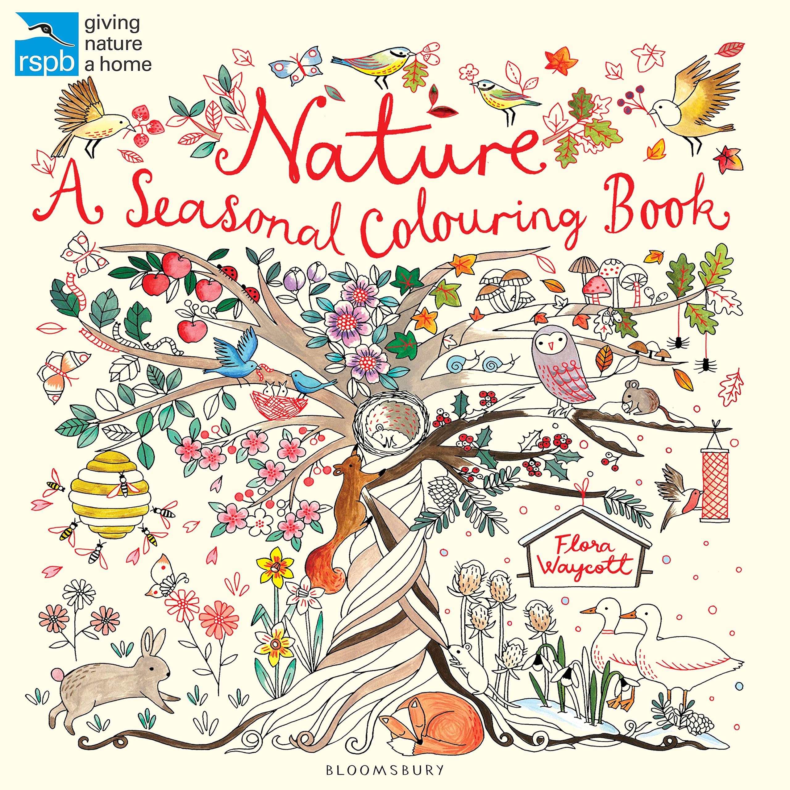 RSPB Nature: A Seasonal Colouring Book Tiptoi & Games