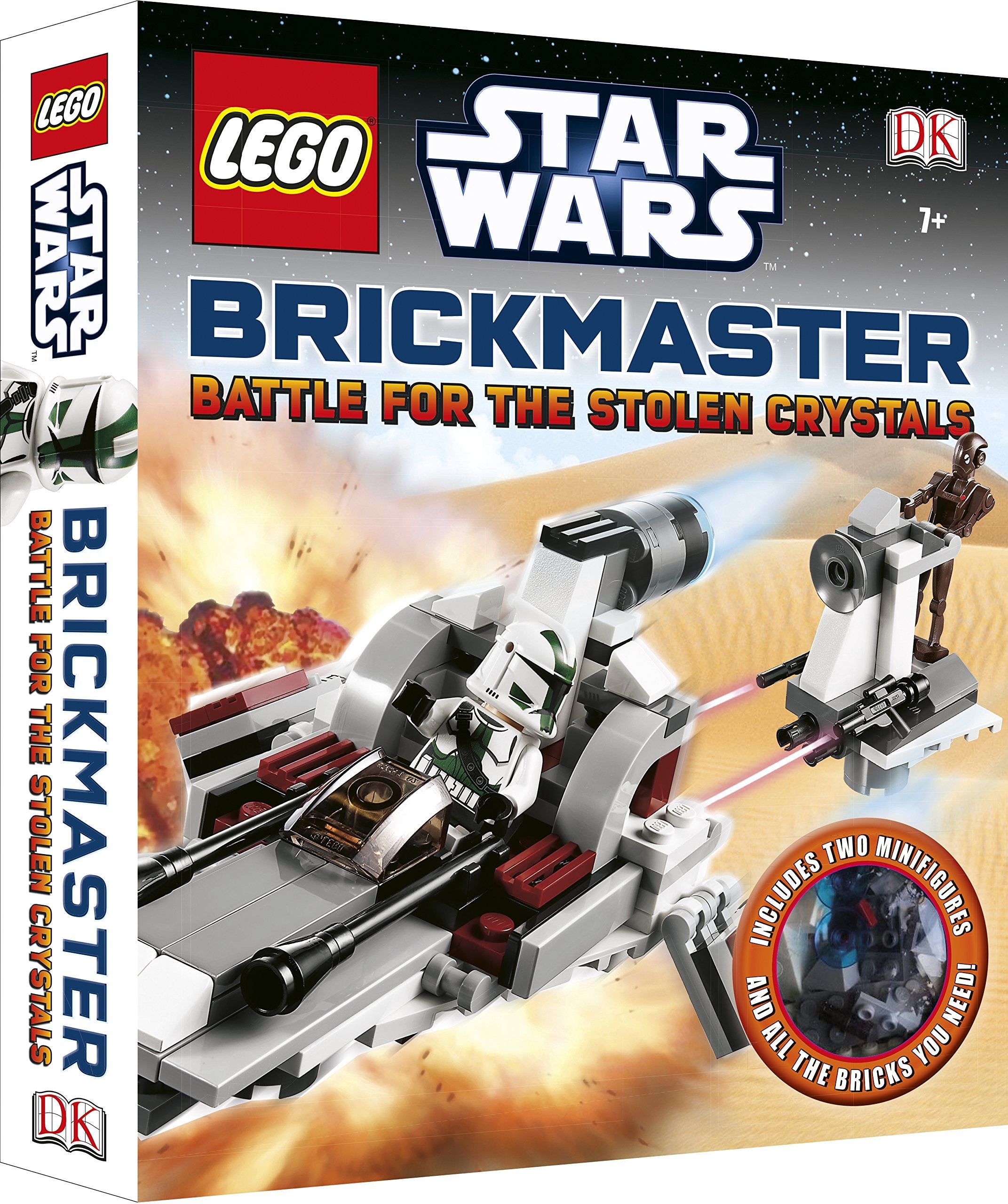 LEGO® Star Wars Brickmaster Battle for the Stolen Crystals: Make 8 Exclusive LEGO Models!. Includes more than 240 Bricks and 2 Figures! Tiptoi & Games