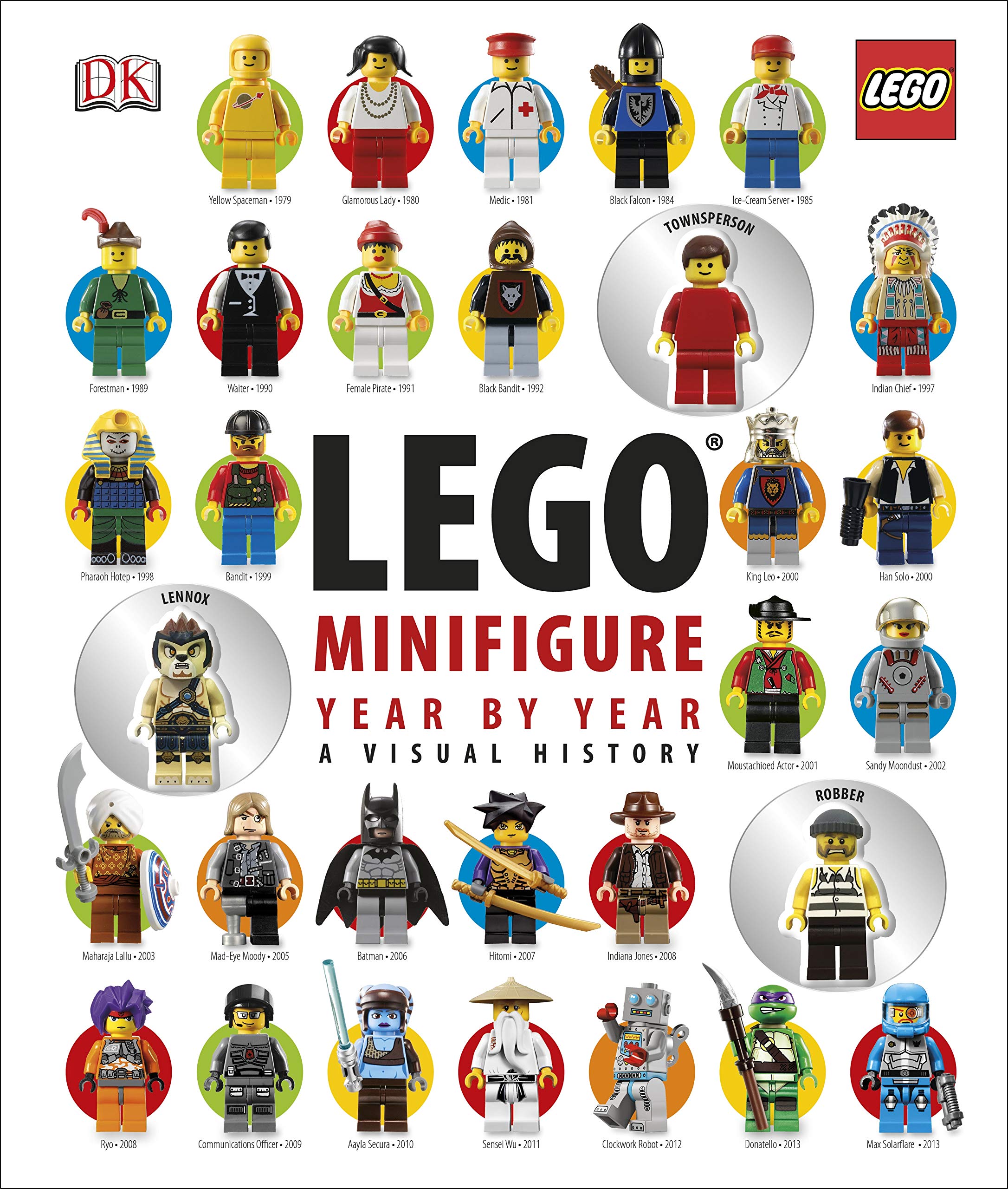 LEGO® Minifigure Year by Year A Visual History: With 3 Minifigures Hobbies & Crafts