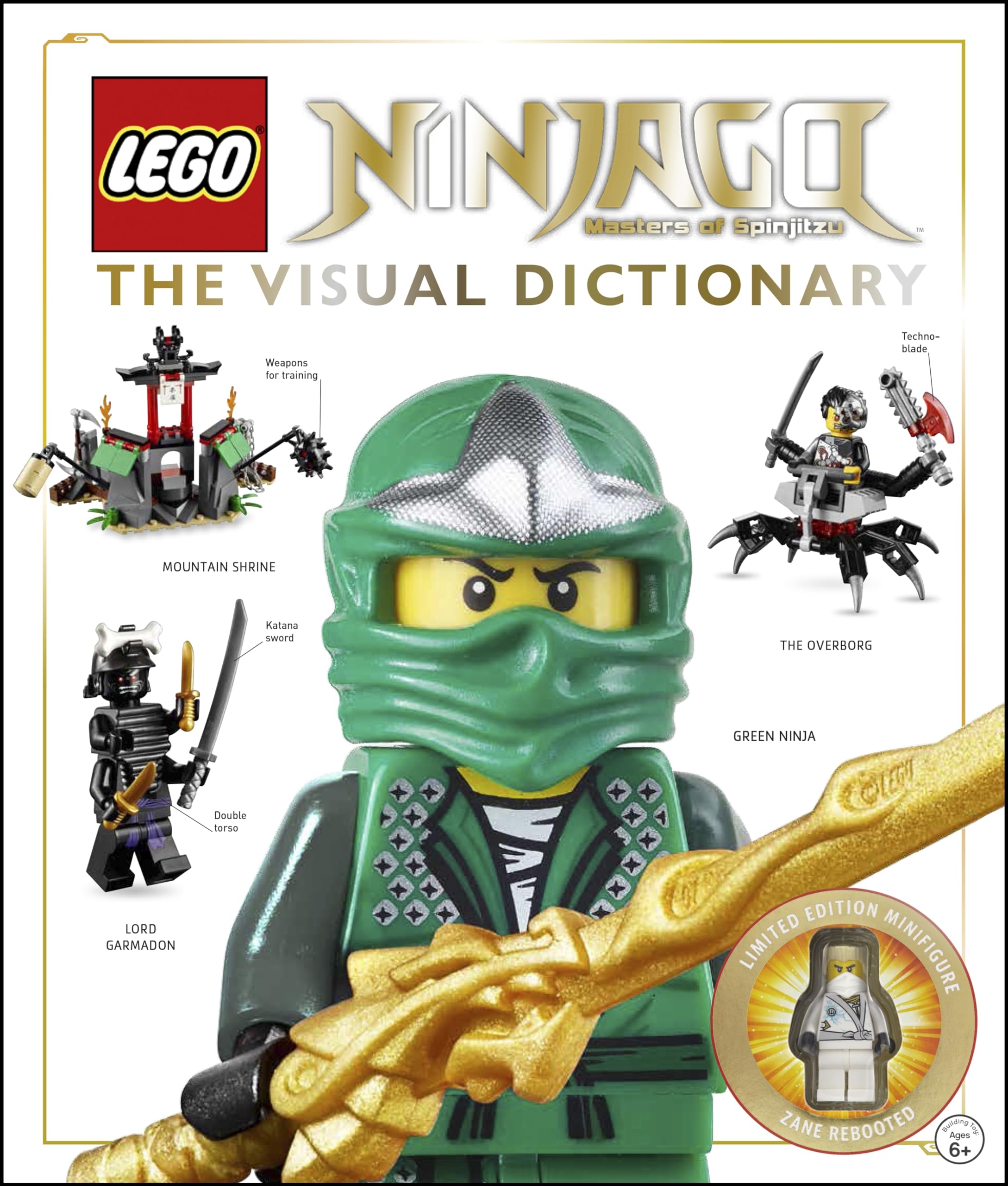 LEGO® Ninjago The Visual Dictionary: Includes Zane Rebooted Minifigure: With Minifigure Hobbies & Crafts