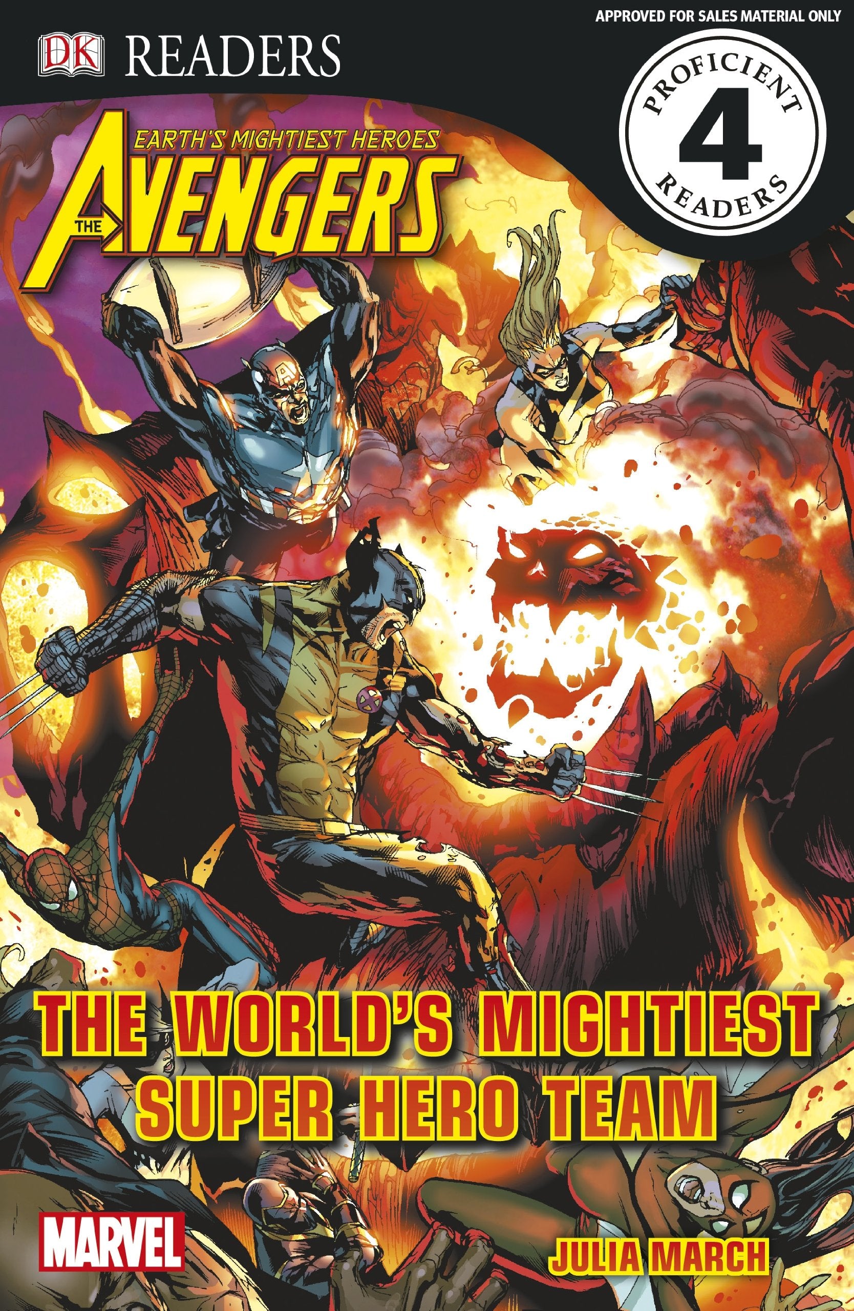 Marvel Avengers The World's Mightiest Super Hero Team (DK Readers Level 4) Manga