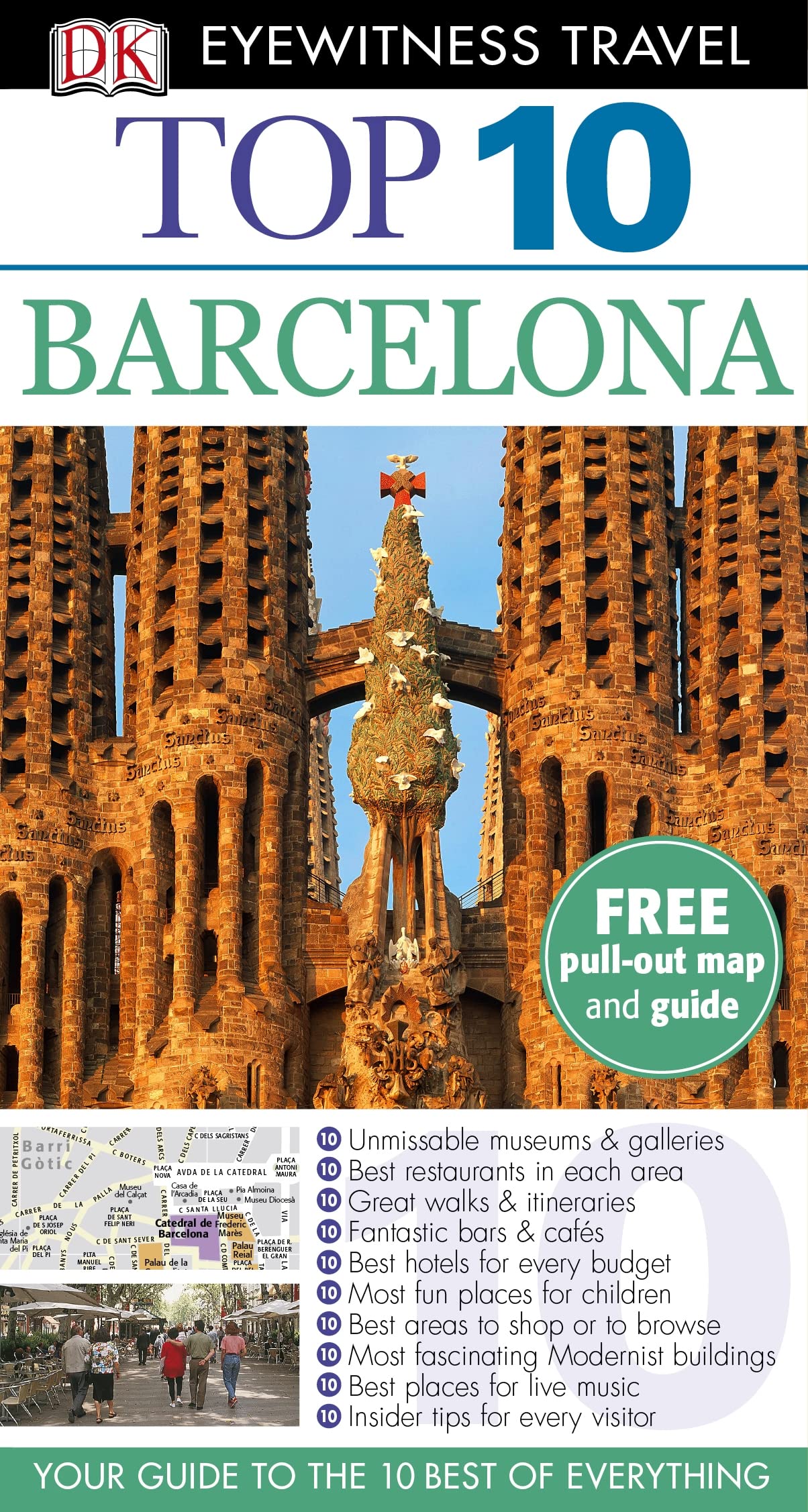 DK Eyewitness Top 10 Travel Guide: Barcelona Leisure, Home & Garden