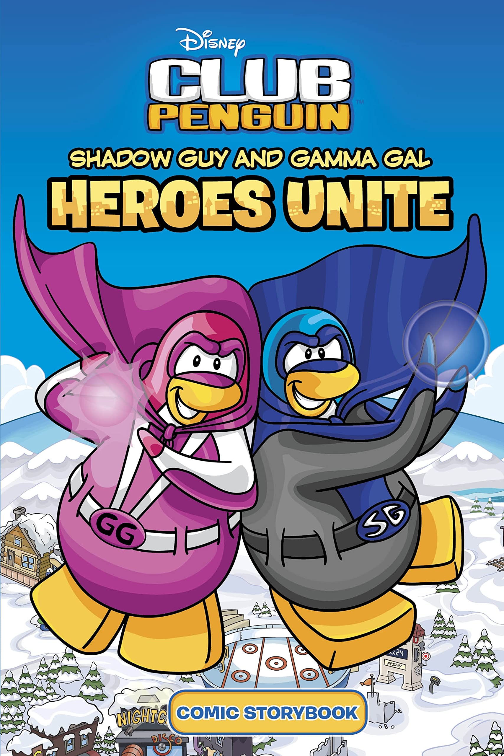 Club Penguin: Shadow Guy and Gamma Girl Heroes Unite Comic Storybook Manga