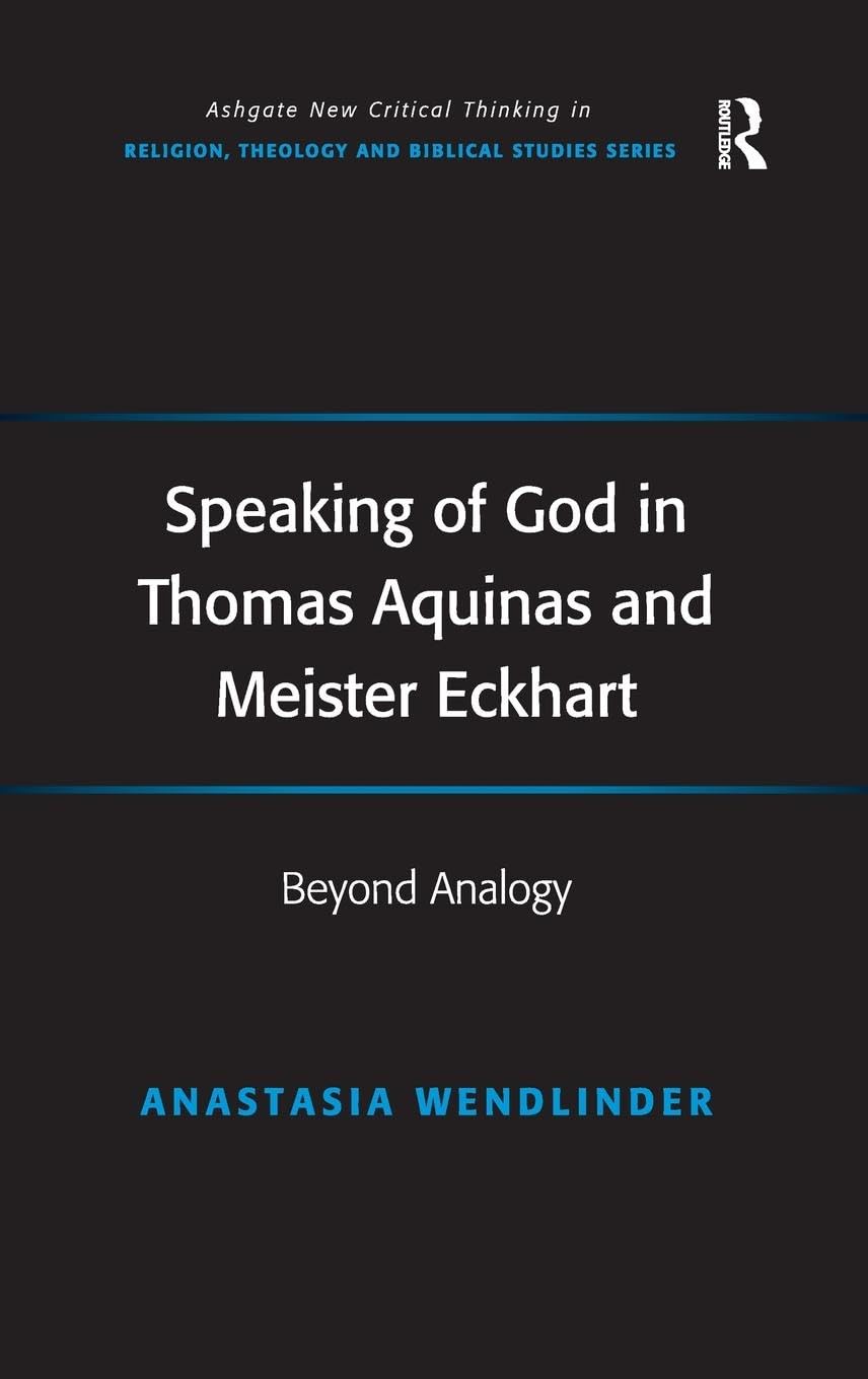 Speaking of God in Thomas Aquinas and Meister Eckhart Philosophy