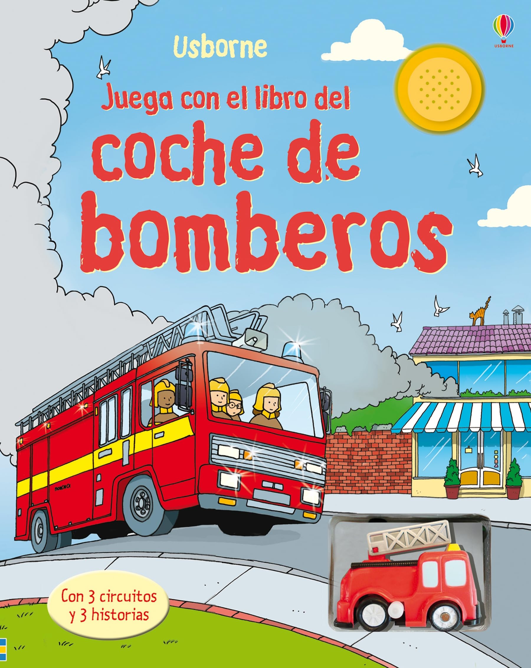 JUEGA CON EL LIBRO DEL COCHE DE BOMBEROS (Libros con juguete de cuerda) Social Sciences