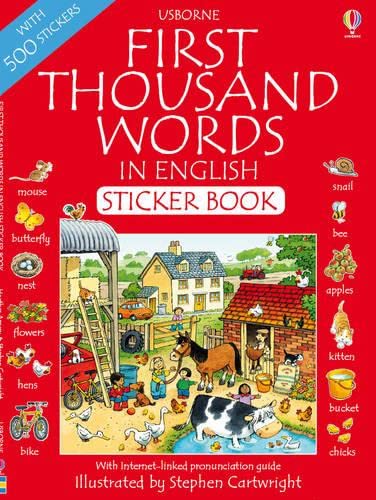 First Thousand Words In English, Sticker Book (First Thousand Words Sticker Book) Non-fiction
