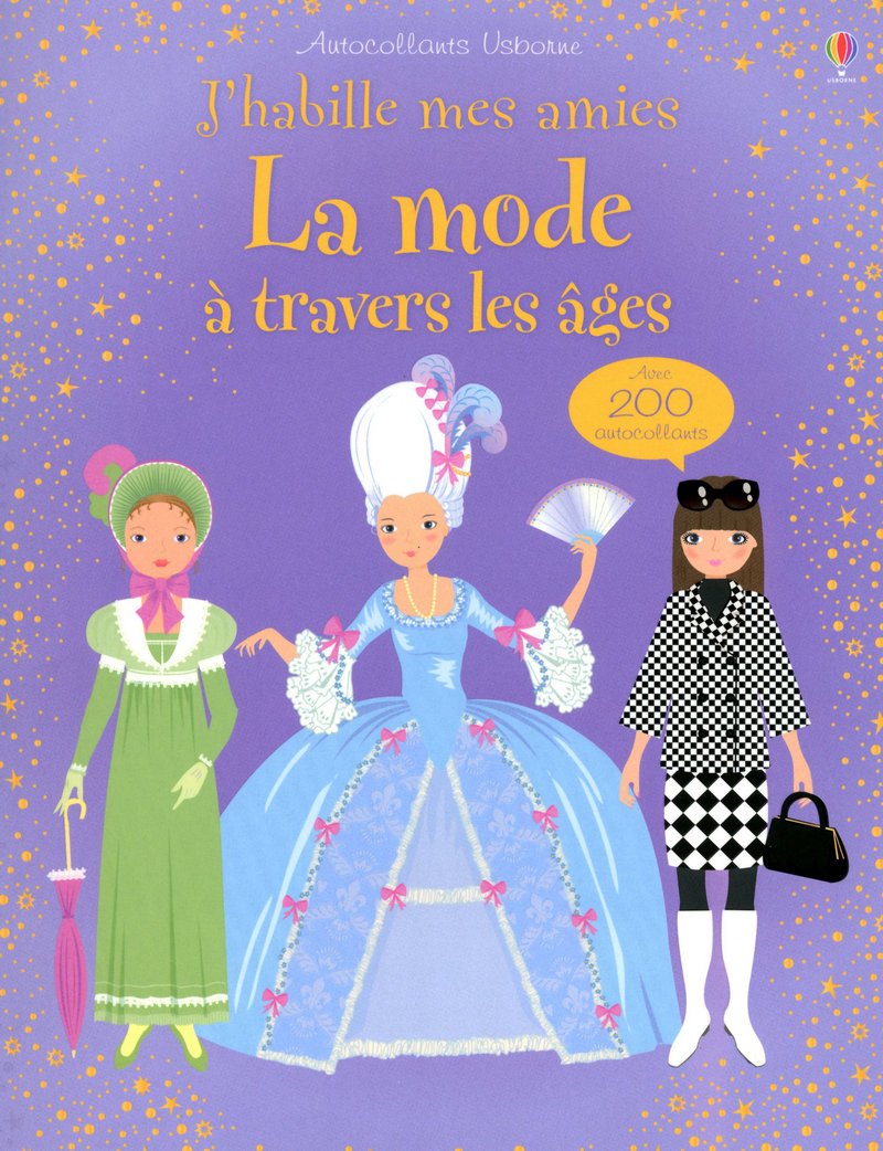J'habille mes amies - La mode à travers les âges - Autocollants Usborne Hobbies & Crafts