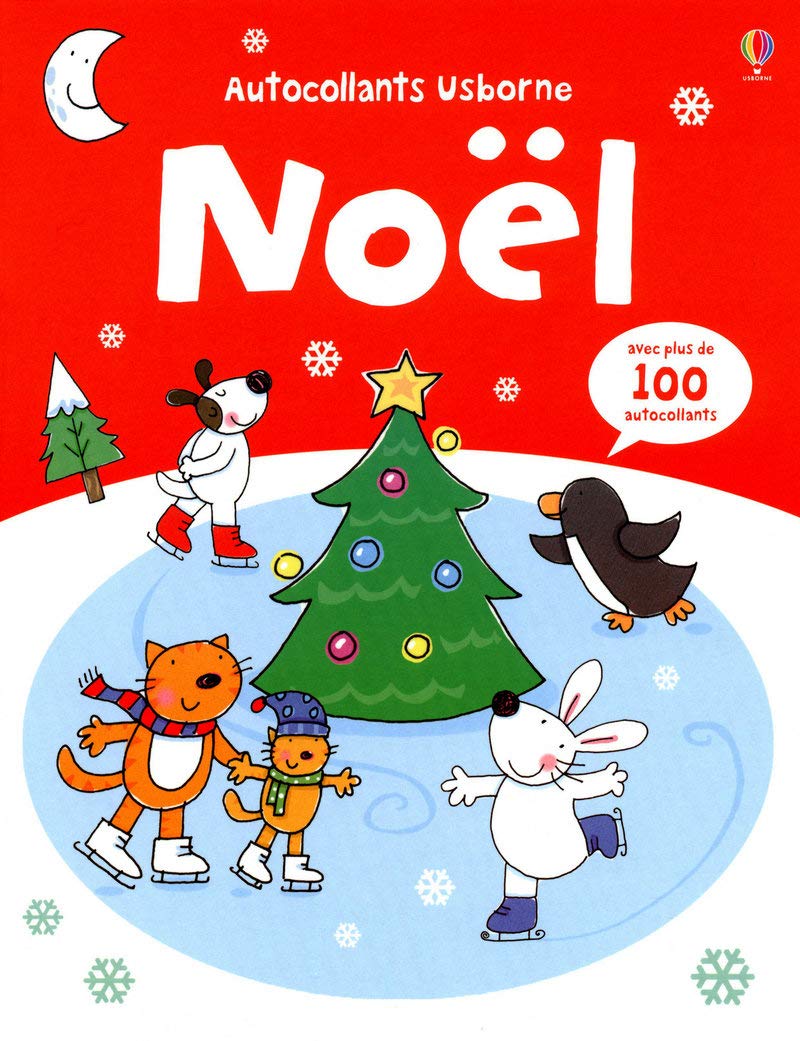 Noël - Autocollants Usborne zvec plus de 100 autocollants: Mon premier livre d'autocollants Hobbies & Crafts