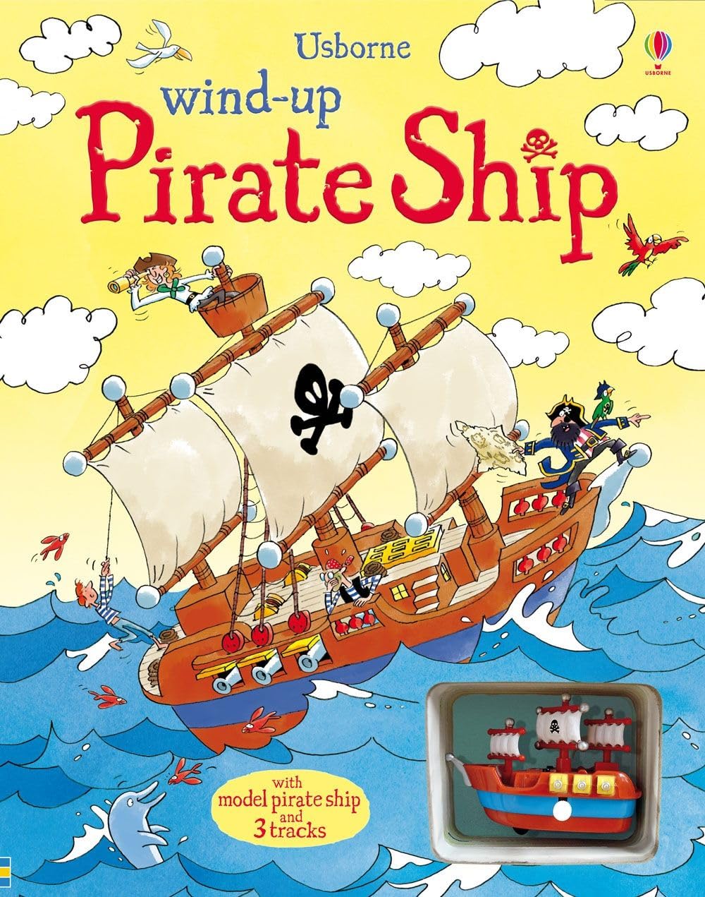 Wind-up Pirate Ship (Usborne Wind-up Books) Hobbies & Crafts