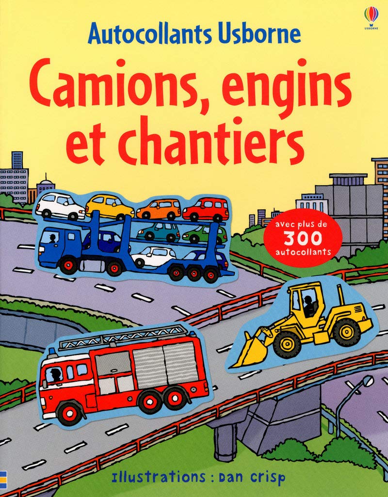 Camions, engins et chantiers - Autocollants Usborne: Partie 1 : Les camions Hobbies & Crafts
