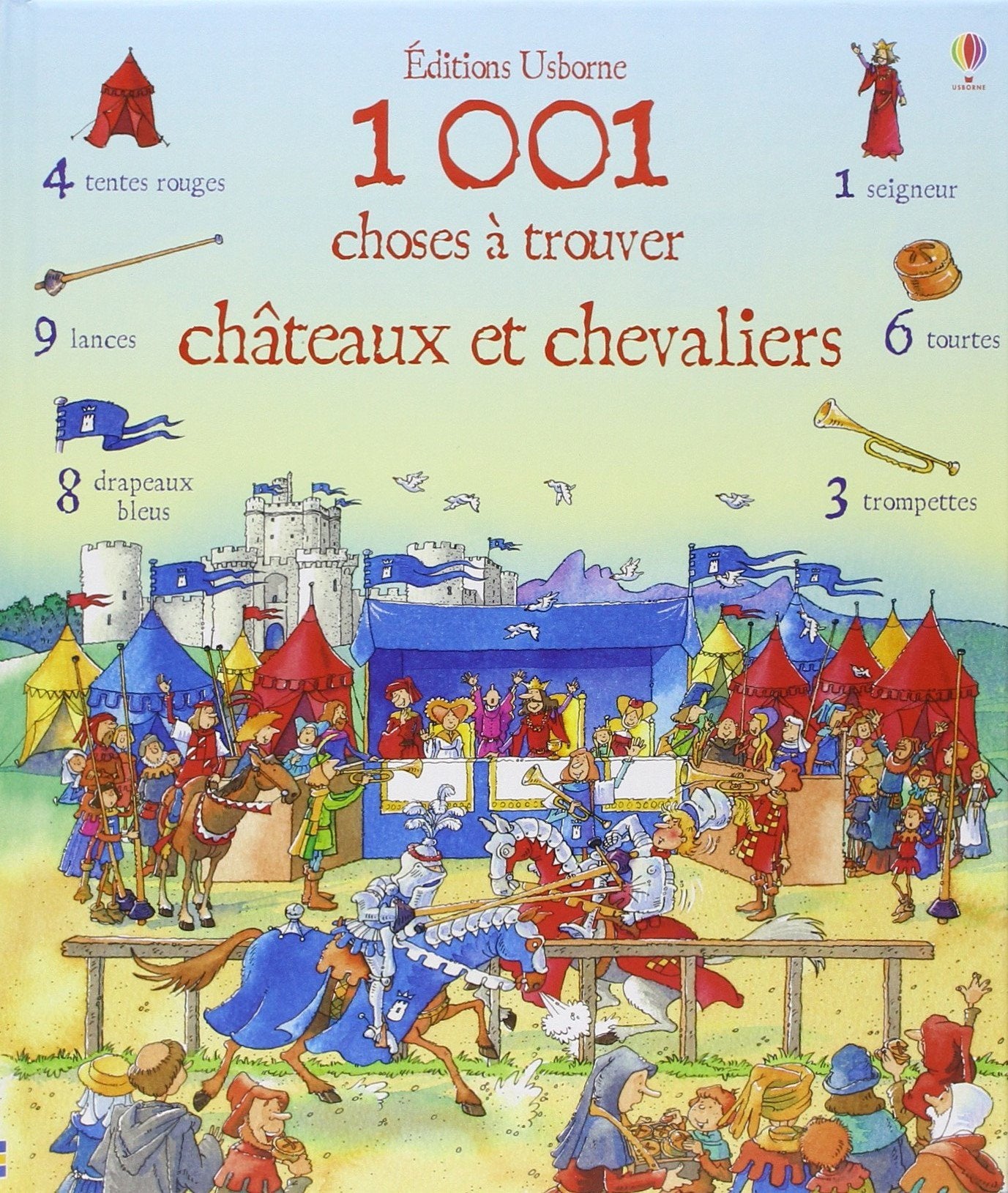 1001 CHOSES A TROUVER CHATEAUX ET CHEVALIERS Tiptoi & Games