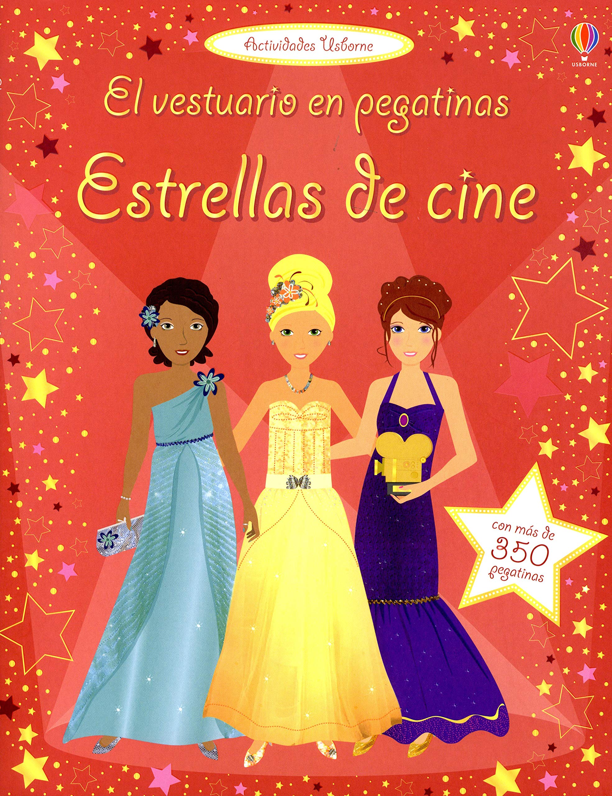 Estrellas de cine - el vestuario en pegatinas book