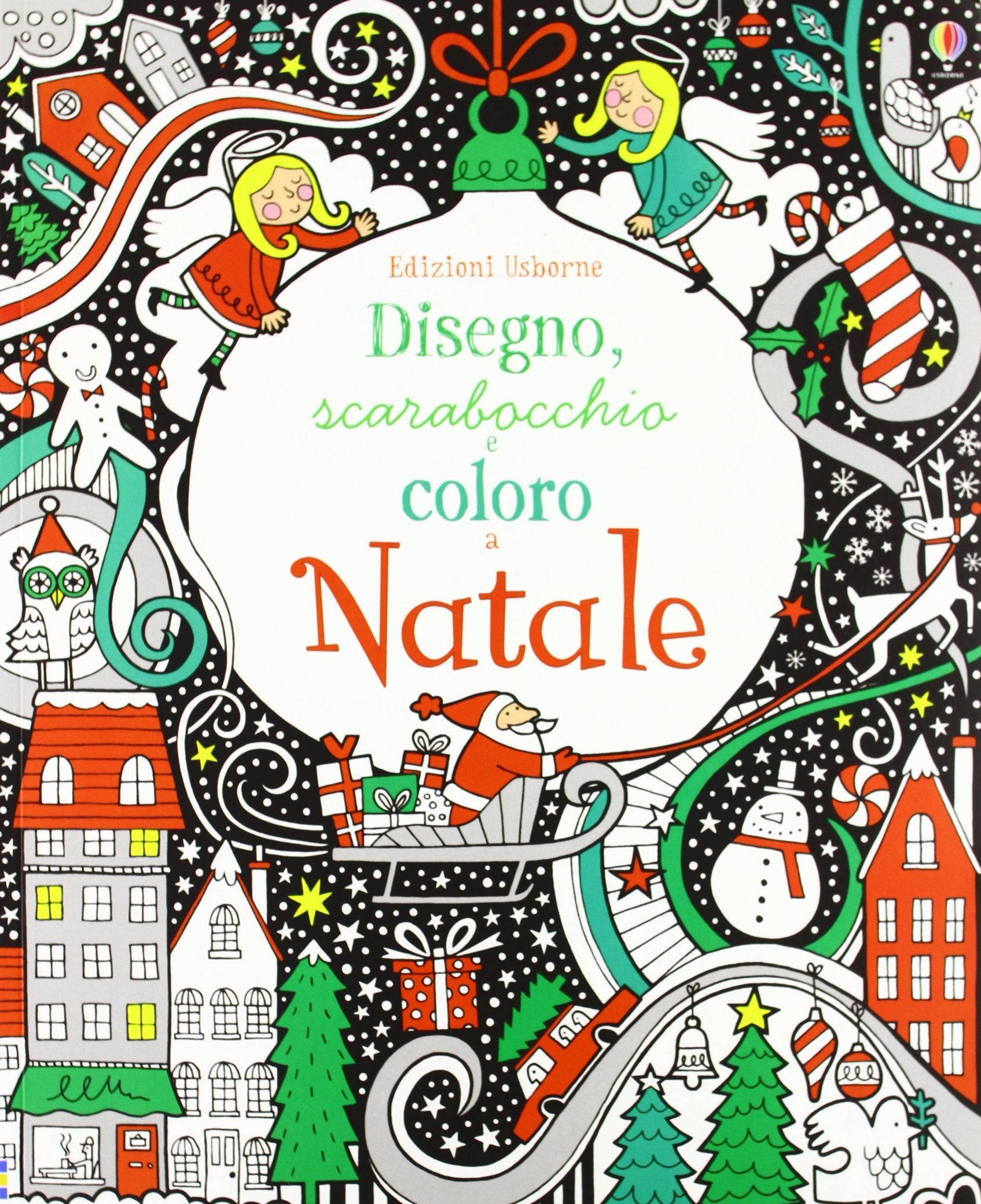 Disegno, scarabocchio e coloro a Natale. Ediz. illustrata book